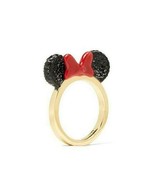 Kate Spade X Disney Minnie Mouse Ears Limited Edition Gold Plate Ring Pave  - £39.31 GBP