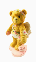 Enesco Cherished Teddies Love Bow of Flowers Valentines Gift 103640 NIB COA - £14.44 GBP