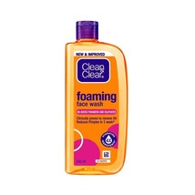 Clean &amp; Clear Foaming Facewash for Oily Skin, Brown, 240ml - £12.45 GBP