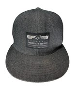 Fox Brand Created to Destroy Dark Grey Strapback Adjustable Rayon/Polyes... - $16.15