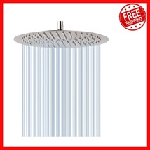 High Pressure 12 Inch Stainless Steel Round Shower Head - Easy Installation - $49.46