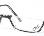 L'Art Par Ama 1156 001 Noir/Transparent Lunettes Plastique Cadre 48-19-1... - $46.66