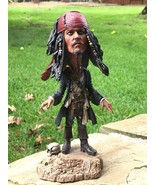 CAPT JACK SPARROW BOBBLEHEAD HEAD KNOCKER Depp Disney NECA Pirates Caribbean - $20.00