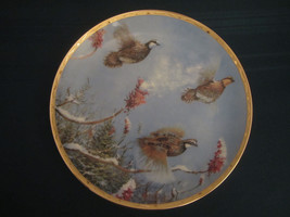 Bobwhite Collector Plate Morning Flight Owen Gromme Game Birds Danbury Mint - $15.99