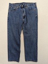 Levis 505 Mens Jeans Size 36x29 Cotton Blue - £17.89 GBP