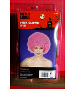 Fashion Holiday Head Accessory OSFM Pink Clown Wig Halloween Party Costu... - £5.97 GBP
