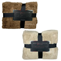 NEW HOTEL PREMIER Collection Luxury Throw Super Soft Warm Faux Fur Blanket - $89.99
