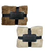 NEW HOTEL PREMIER Collection Luxury Throw Super Soft Warm Faux Fur Blanket - £71.92 GBP
