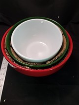 DII 3-Piece Christmas Mixing Bowl Set NEW OPEN BOX - $23.75