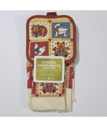 Vintage Franco 3 Piece Set Potholder Towels Country Teddy Bears New Old ... - £25.79 GBP