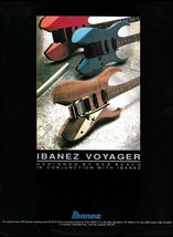 Ibanez Voyager 1991 Reb Beach designed guitar series ad 8 x 11 advertisement - £3.38 GBP