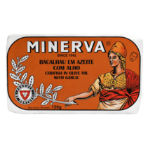 Minerva Gourmet - Canned Codfish with Olive oil and Garlic - 5 tins x 12... - $90.39 CAD
