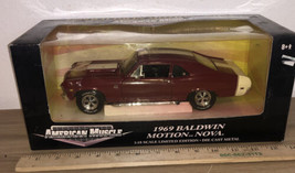 Vtg  American Muscle 1969 Baldwin Motion Nova 1:18 Limited Edition Die Cast A24 - £90.56 GBP