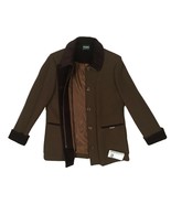 NEW $795 Geiger Austria Boiled Wool Jacket!  8 e 38   Brown With Corduro... - $355.59 CAD