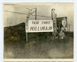 Task Force Williwaw Photo 1946 Adak Alaska Totem Fish  - £278.28 GBP