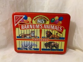 Collectible Nabisco Barnum&#39;s Animals Crackers 85 Anniversary Metal Tin Can - £8.03 GBP