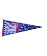 New England Revolution Pennant Officially Licensed MLS Soccer 29&quot; Tag Ex... - £11.64 GBP