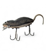 Vintage Heddon Lure Meadow Mouse  2pc Hrdwr - Glass Eyes -  F4000 Mouse ... - $33.86 CAD