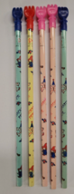 Lot of 5 Vintage Ribbon Backscratcher Pencils Skinny Japan 2100 - $14.85