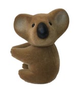 Vtg Koala Bear Fuzzy Flocked Clip On Pencil Hugger Topper Grabber 2.5” 1... - £15.73 GBP