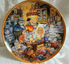 Bill Bell Collector Plate Gold Medal Flour Franklin Mint Cats Limited Edition - $18.00