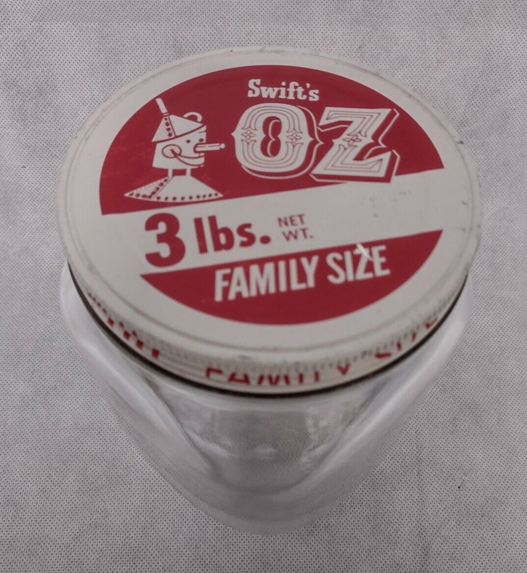 Wizard of Oz Swift Peanut Butter Jar With Lid 3lb Family Size - $69.95