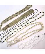 Vintage Estate Sale Costume Jewelry Necklace Lot - $272.41 MXN