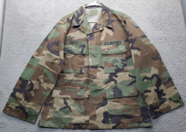 BDU Marines Smith US Army Combat Jacket Mens Medium Woodland Camo Inside... - $767.89 MXN