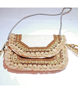 Bohemian Crossbody Bag Women&#39;s Vintage Leather Purse Fringe Coin Envelope - $46.53