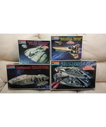 4 vintage Bandai Monogram Battlestar Galactica model kits 1981 White ver... - £273.37 GBP