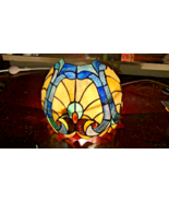 Tiffany Style Stained Glass Wall Sconce River Of Goods Shade Only (Damaged) - $39.60