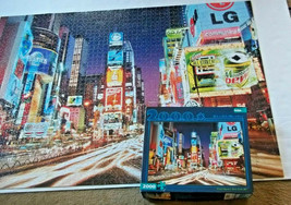 Times Square New York NY Jigsaw Puzzle +  Poster 2000 Piece Buffalo Games - £10.27 GBP