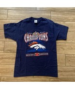 Vintage Denver Broncos Superbowl Champions T Shirt Size Large 1997-98 El... - £23.58 GBP