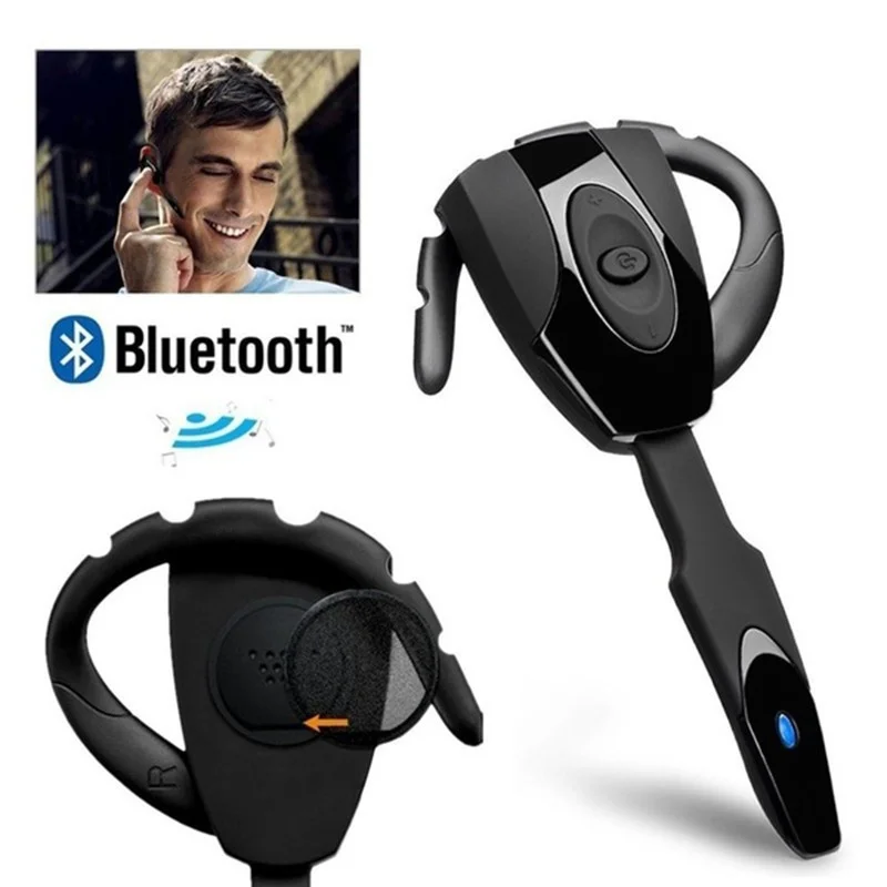 Sporting Wireless Headphones Business Earphones Bluetooth-Compatible Headset Mic - £23.84 GBP