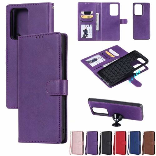 For Samsung A13 A23 A82 A52S A33 A53 A73 Magnetic Leather back Flip Wallet Case