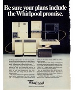 80&#39;s Whirlpool Print Ad Refrigerator Stove AC Microwave appliances 8.5&quot; ... - €17,34 EUR