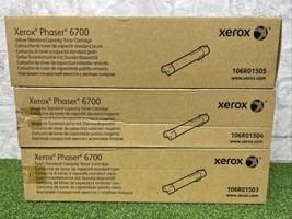 Xerox 106R01503, 106R01504, 106R01505 Standard Yield Toner Set Colors On... - $297.00