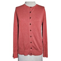 Burnt Orange Cardigan Sweater Size Small  - £19.33 GBP