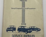 Original 1992 Ford Festiva Service Workshop Technical Repair Manual - $15.15