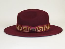 Men Bruno Capelo Hat Australian Wool Fedora Adjustable Size Wesley WE977 Wine. image 3