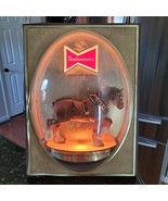 Vintage Budweiser Clydesdale Horse Bubble Dome Lights WORKS! 15” x 20” x... - £169.30 GBP
