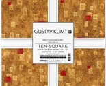 Ten-Square Gustav Klimt Multi Colorstory Sheen Layer Cake Fabric Precuts... - £35.66 GBP