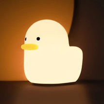Led Benson Night Light, Cute Duck Animal Silicone Nursery Night Light Rechargeab - £28.92 GBP