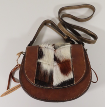 Catchfly Women&#39;s Small Saddlebag Crossbody Leather Purse Western Rodeo H... - $34.60
