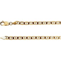 Authenticity Guarantee 
14K Yellow Gold 4.5 MM Anchor Chain - £1,742.97 GBP+