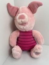 Disney Store 13” Piglet Authentic W Tag Winnie The Pooh Pink HTF Plush S... - $20.56