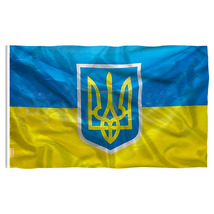 Ukraine flag Ukrainian presidential flag 90*150cm The Ukraine banner Decoration - £9.66 GBP