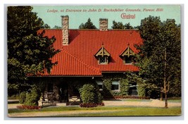 Forest Hill Entrance John D Rockefeller Home Cleveland OH UNP DB Postcard Y14 - £2.28 GBP