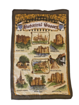 Historical Sussex Tea Towel England Great Britain Clive Mayor All Cotton Vintage - £29.22 GBP