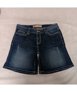 BKE Kate Jean Shorts 27 Dark Wash Distressed - $19.95